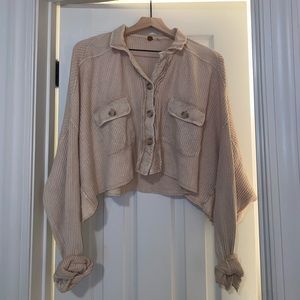 free people scout cropped jacket